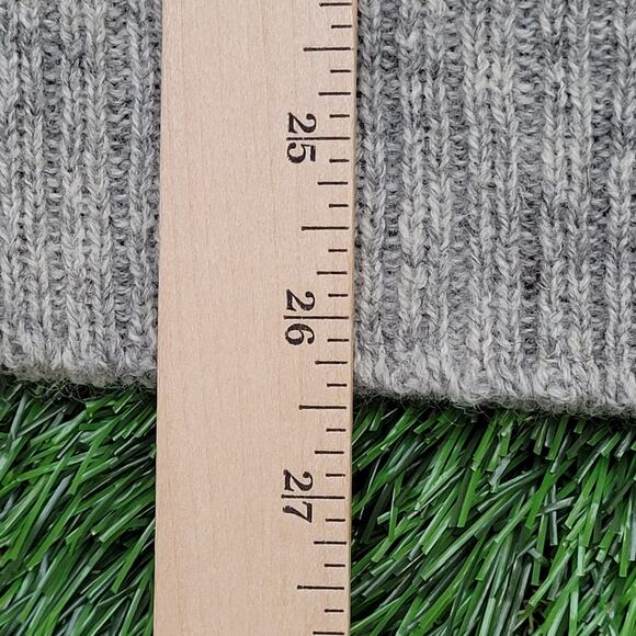 Vintage 80s Campus MOD Sweater Large 21x26 Gray - Picture 9 of 9